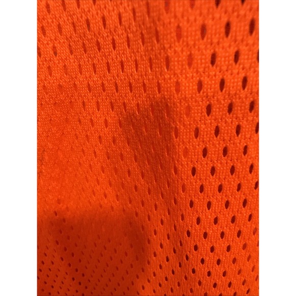 Uline Reflector Vest Mens  XXL/XXXL Orange Mesh Safety Distressed Workwear Work - Picture 6 of 12
